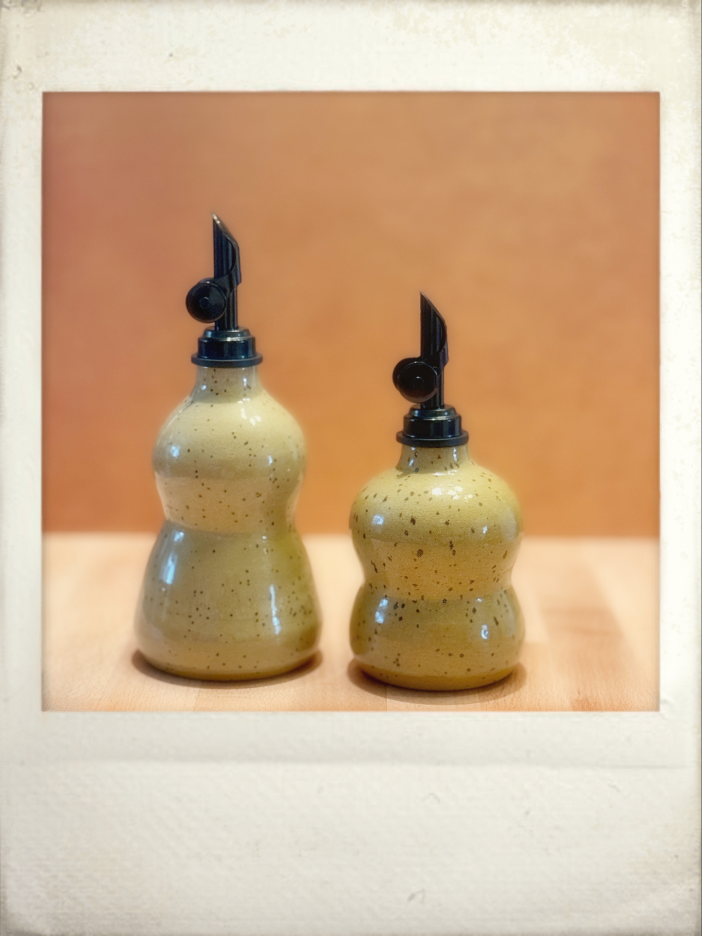 House of Pour Vinegar Cruet in Pyrite