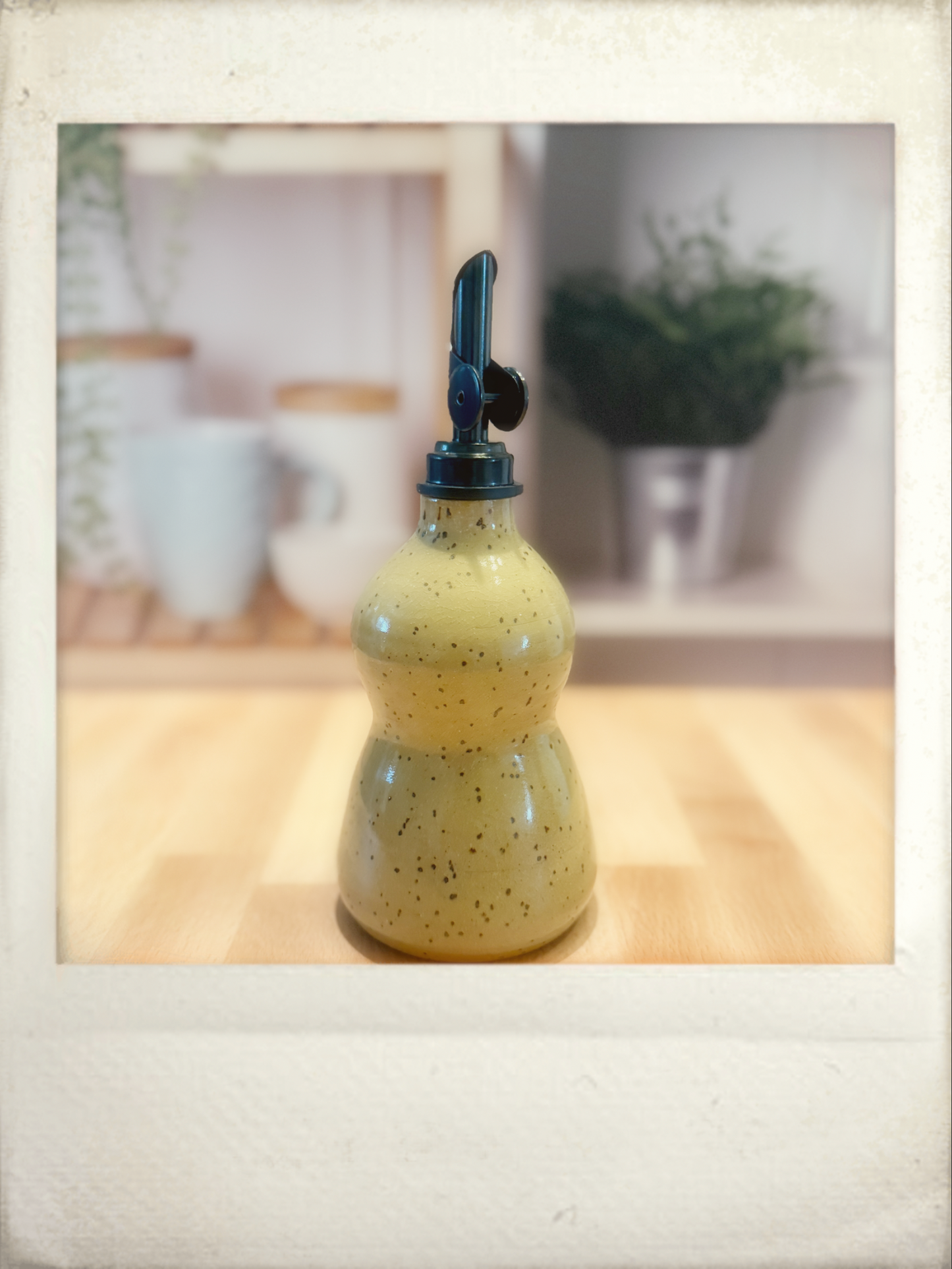 House of Pour Oil Cruet in Pyrite